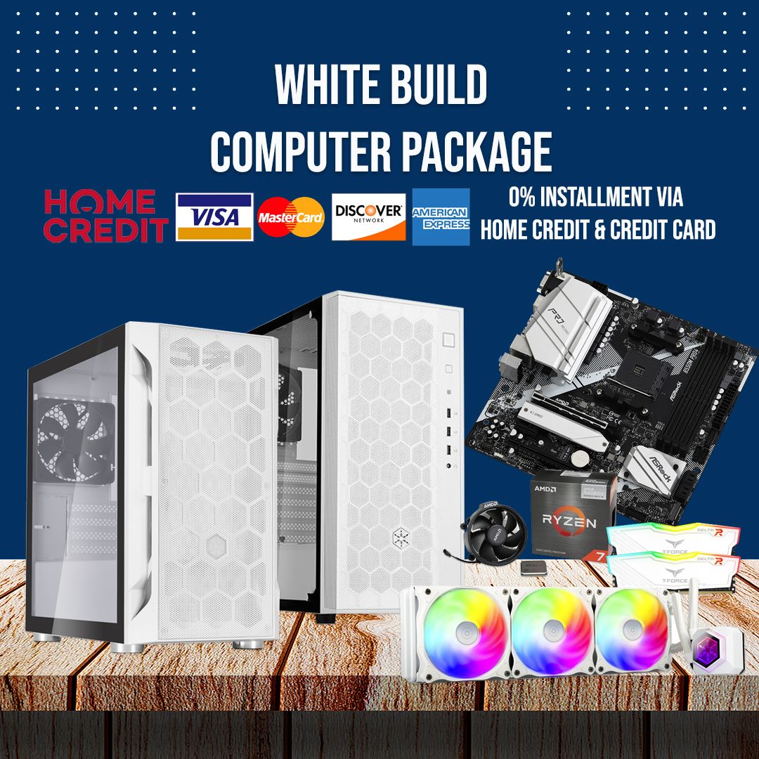 AMD RYZEN 5 5600G Intermediate Package White Build AMD RYZEN 5 5600G Intermediate Package White Build
